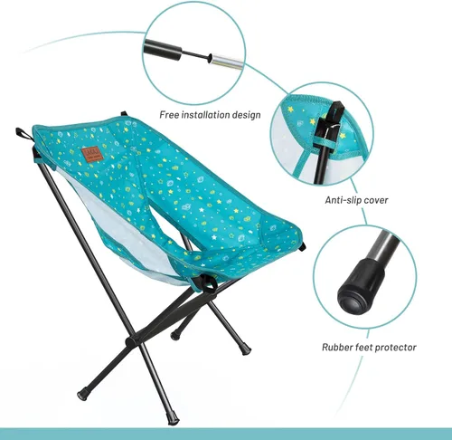 Miniatura 4 de G2 GO2GETHER LACAL - Silla ligera portátil para jóvenes, tamaño plegable compacto de 12.6 x 4.3 pulgadas, solo pesa 1.6 libras, tela Oxford 600D