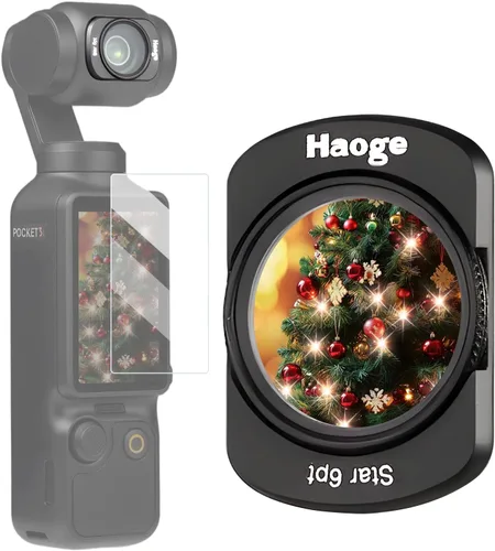 Miniatura 12 de Haoge Pocket 4 Filtro magnético de niebla negra 1/4 Filtro de efecto para DJI Osmo Pocket 3 4 Accesorios de cámara Combo Creator, lente ligera