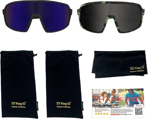 Miniatura 17 de XII WY - Lentes de sol polarizados con protección UV y goma flexible para niños y niñas