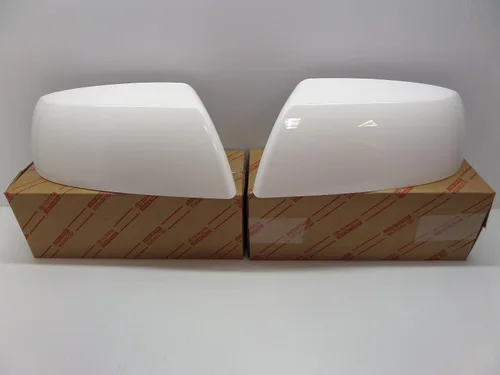 Miniatura 2 de Toyota Tundra 2007-2021 Super White Mirror Covers Kit Genuine OE OEM