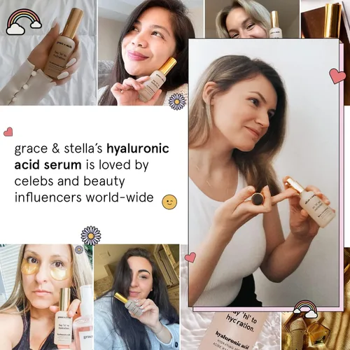 Miniatura 7 de grace & stella Suero de ácido hialurónico galardonado (0.3 fl oz/0.34 fl oz) Suero de ácido hialurónico para la cara - Sueros faciales de ácido