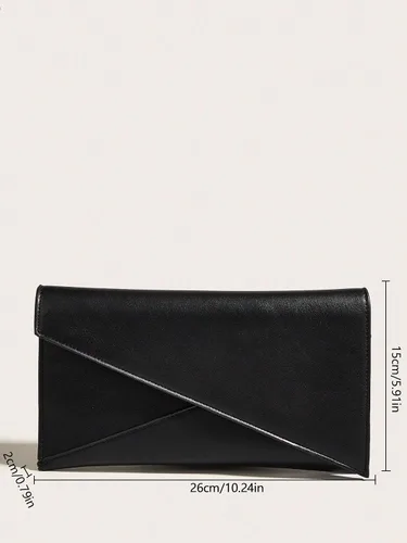 Miniatura 5 de SweatyRocks Bolso cruzado de cuero con correa de cadena para mujer, bolso mediano de embrague de noche