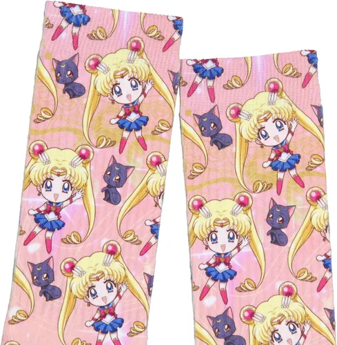 Miniatura 3 de Bioworld Sailor Moon Sublimated Crew Socks