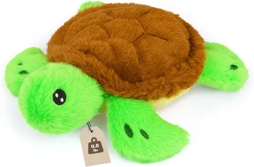 Miniatura 11 de 11 Inch Weighted Turtle Stuffed Animal, Soft Sea Turtle Soccer Plush Toy with Football Body, Cute Weighted Plushies for Kids Boys Girls, Ideal