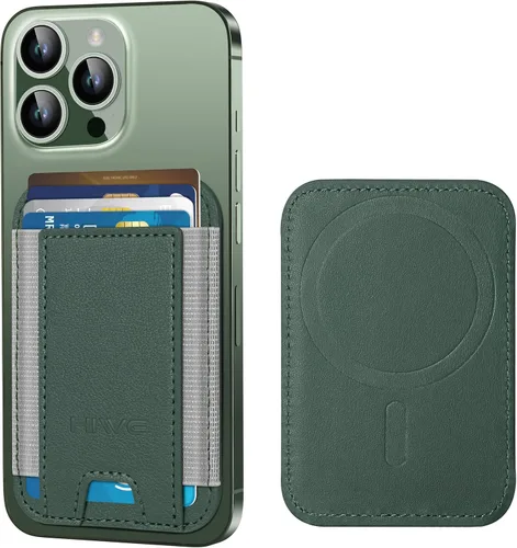 Miniatura 23 de para cartera MagSafe, cartera magnética más fuerte para iPhone 17/16/15/14/13/12 Series, soporte para 7 tarjetas, carteras magnéticas para teléfono