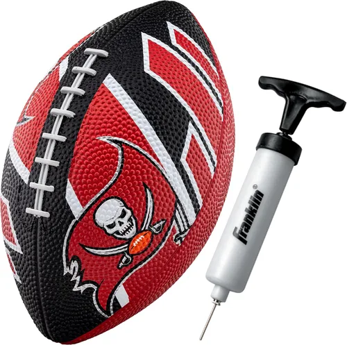 Miniatura 19 de Franklin Sports NFL Team Footballs - Rubber Youth Mini Balls for All Teams - Kids 8.5" Football + Air Pump Sets - Official NFL Licensed