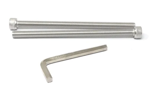 Miniatura 244 de iexcell 25 piezas M4 x 60/65/70/75/3.150 in paso de rosca 0.028 in acero inoxidable 304 cabeza hexagonal Tornillos Tornillos surtido Kit