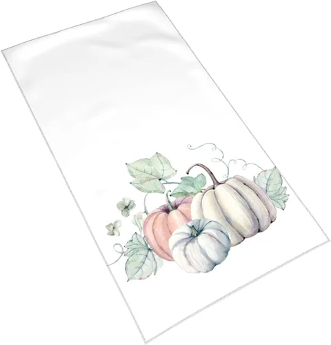 Miniatura 2 de Toalla de mano con diseño de calabaza y otoño, para la cara, 27.5 x 15.7 pulgadas, microfibra de secado rápido, suave, absorbente, para baño, playa