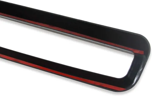 Miniatura 7 de MSCRP Insertos de rejilla delantera ABS para Dodge Challenger 2015-2020 (negro)