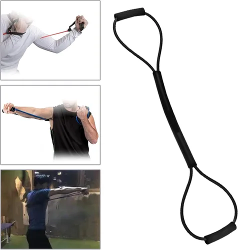 Miniatura 7 de Fancyes Bandas elásticas de resistencia para entrenamiento de agilidad de cuerda para boxeo de sombra