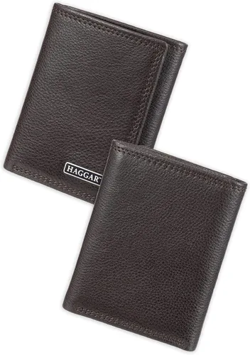 Miniatura 2 de Haggar Cartera triple RFID de cuero para hombre
