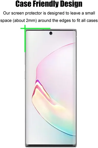 Miniatura 6 de Paquete de 2 protectores de pantalla para Samsung Galaxy Note 10 Plus 5G / 4G (6.8 pulgadas) (no vidrio), película flexible de TPU suave