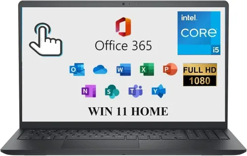 DELL Inspiron 15 3000 3520 - Computadora portátil de negocios con pantalla táctil FHD de 15.6 pulgadas, Intel de 4 núcleos de 11ª generación