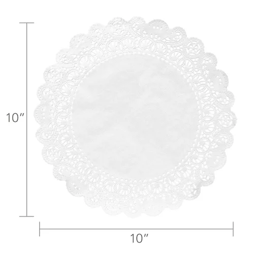 Miniatura 2 de Blondas, 4 pulgadas, 100 unidades, color blanco, Hygloss 10041