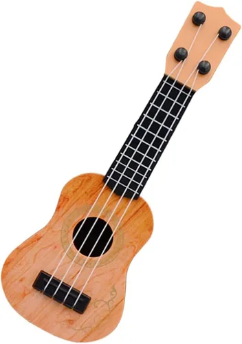 STOBOK Juguete musical de guitarra para niños, mini ukelele clásico, instrumento educativo musical para niños, principiantes, escuela