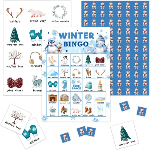 Miniatura 5 de Tarjetas de juego de bingo para baby shower, juego de bingo para 24 jugadores, actividades en interiores y exteriores, fiesta de baby shower