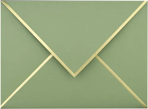 Miniatura 11 de Sobres A7 – Sobres de correo de lujo con solapa en V para tarjetas de 5 x 7 pulgadas – para bodas, invitaciones, baby shower, fotos, graduación