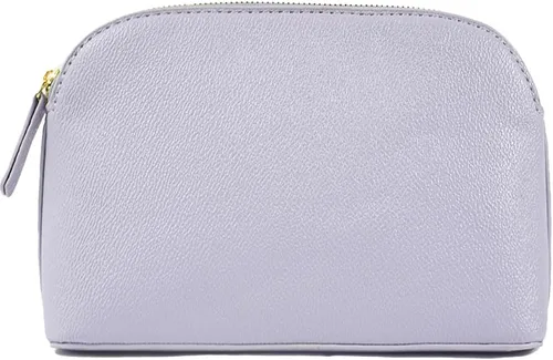 Miniatura 3 de Bolsa de maquillaje portátil para mujer, pequeña bolsa de cosméticos de piel sintética, bolsa de viaje con cremallera, bolsa de cosméticos para Beige