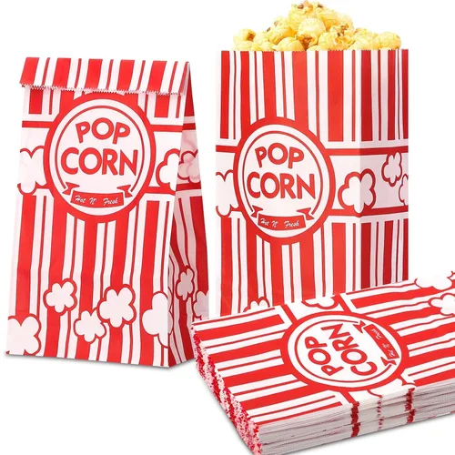 58 bolsas de palomitas de maíz, bolsas de papel de 2 onzas, porciones individuales a granel para máquina de maíz pop, noches de cine, suministros de