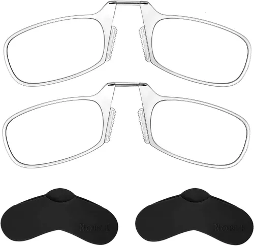 Miniatura 9 de Noble - Lentes de lectura ultra delgados y planos, delgados y flexibles, sin brazos (2 pares), comodidad mejorada, para lector de tamaño de bolsillo