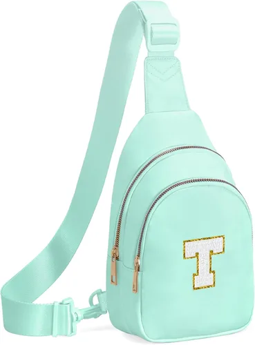 Miniatura 103 de Regalos de cumpleaños Viverte para niñas de 7, 8, 9, 10, 11, 12, 13 años, pequeño bolso cruzado de hombro con inicial, bolso cruzado de hombro