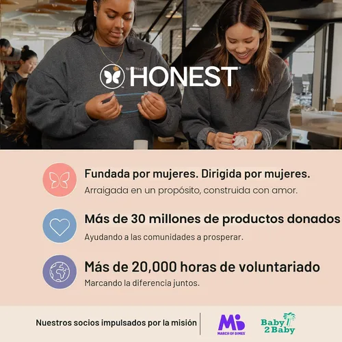 Miniatura 11 de The Honest Company Toallitas hipoalergénicas desechables para pieles sensibles, hojas tropicales, 126
