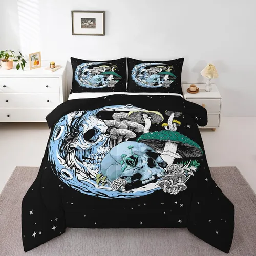 Miniatura 17 de Castle Fairy - Juego de funda de edredón con bandera estadounidense tamaño King, ropa de cama para niñas y adolescentes, funda de edredón con Multi