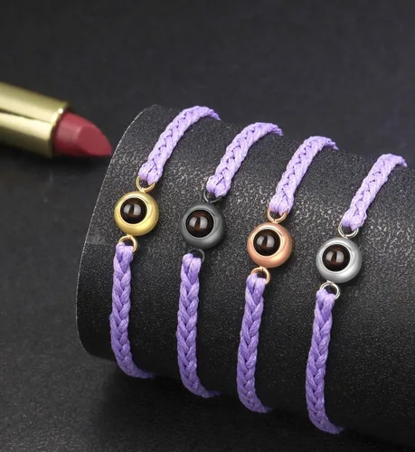 Miniatura 7 de Pulsera de fotos personalizada, pulsera con foto personalizada para mujeres y hombres, pulsera con imagen en el interior, regalos personalizados