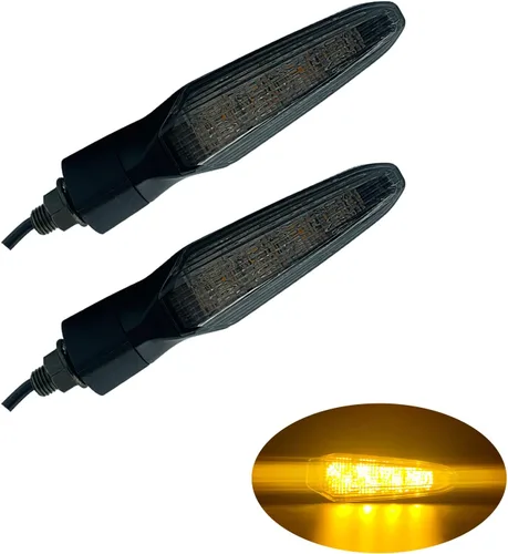 Miniatura 6 de Luz de señal de giro LED E-MARK Vehículo Inspección 2 unids set moto universal alto brillo DC12V