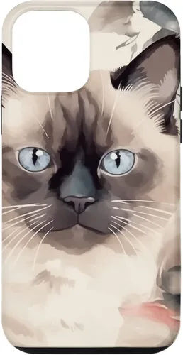 Miniatura 15 de Funda para iPhone 11 Pro Max Ragdoll Cat Roses Flower Watercolor Ragdoll Lover