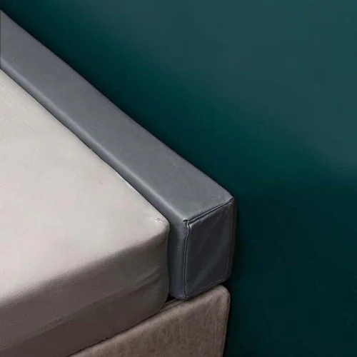 Miniatura 15 de YURRO Almohadilla de cuero sintético para cama de cabecero, protección acolchada para cabecera, almohada larga y alargadora de colchón suave, Beige