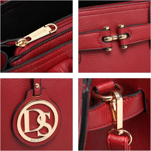 Miniatura 6 de Dasein Bolsos de mano con correa larga para mujer, con asa superior, con correa larga