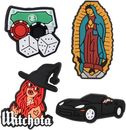 Miniatura 3 de QYSEOFON 20, 35, 50, 75, 100 dijes de dibujos animados al azar para zapatos para mujeres y hombres, decoración de zapatos para pulsera, pulsera