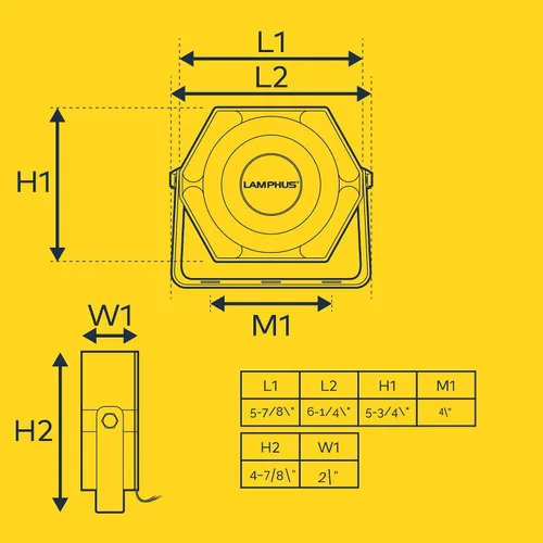 Miniatura 7 de Kit de sistema de sirena de policía LAMPHUS SoundAlert 12V 100W [Altavoz delgado] [118-124dB] [Micrófono de mano] [Sin manos] Sirena de advertencia