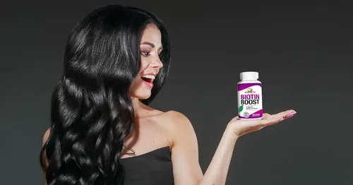 Miniatura 4 de Rise-N-Shine Biotin Boost 10,000 mcg de biotina 10000 mcg para apoyar el cabello, la piel, las uñas y las pestañas, 30