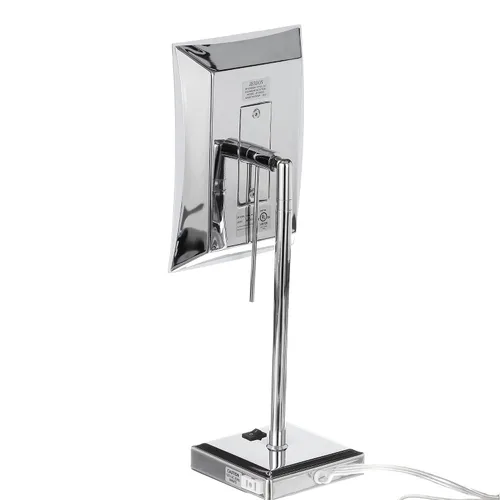 Miniatura 9 de JERDON Espejo de aumento de mesa iluminado - Espejo de maquillaje negro con aumento 5X y luces LED - Modelo JRT910BKL