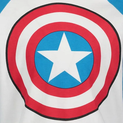 Miniatura 5 de Marvel Avengers Spider-Man Iron Man Capitán América Hulk Black Panther Miles - Paquete de 2 camisetas de manga larga para niños pequeños y grandes