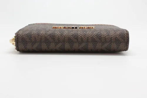 Miniatura 4 de Michael Kors Jet Set Travel - Funda de viaje con cremallera, Marrón, Funda tipo cartera para tarjetas