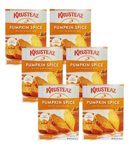Miniatura 8 de Krusteaz Paquete Variado, Mezcla de Muffin con Remolino de Canela y Migas (21 oz), Mezcla de Muffin de Arándano Rojo y Naranja (18.6 oz), Mezcla