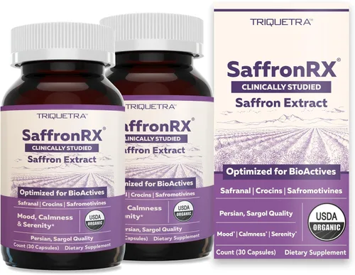 Miniatura 10 de Extracto de Azafrán Orgánico: Extracto Optimizado con Safromotivinas, Safranal y Crocinas – Clínicamente Estudiado Calidad Premium Sargol Persa