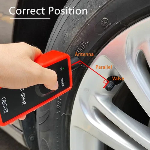 Miniatura 6 de JDIAG EL-50448 Herramienta de restablecimiento TPMS para el sistema de monitoreo de presión de neumáticos automático de GM, sensor de activación