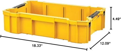 Miniatura 8 de Dewalt Tough System 2.0 DWST83408-1 Tough System 2.0 Bandeja, caja de herramientas grande, caja de almacenamiento, caja de herramientas, bandeja