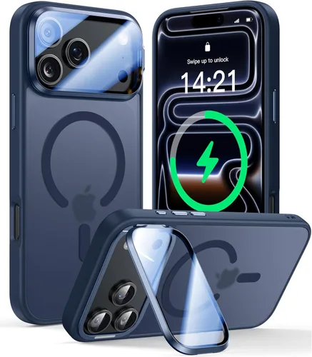 Miniatura 58 de VOFATA - Funda magnética para iPhone 17 Pro Max, cubierta para cámara con soporte, protección completa para la cámara, compatible con MagSafe