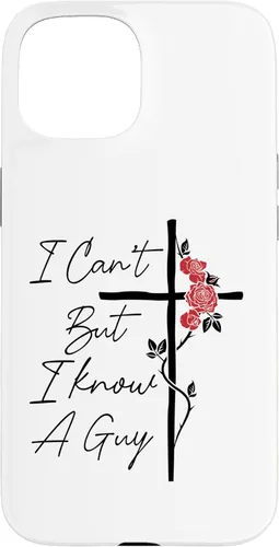 Miniatura 6 de I Can't But I Know A Guy Jesus Cross Flowers Case for iPhone 17