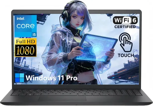 Dell Computadora portátil con pantalla táctil, Intel 10-Core i5-1334U (Beat Ryzen 7 7730U), 32 GB RAM 1 TB SSD, Win 11 Pro WiFi6 de larga duración