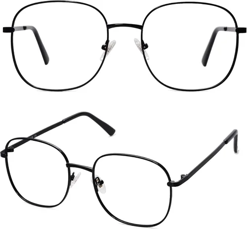 Miniatura 2 de SOJOS Classic Square Blue Light Blocking Glasses for Women Men Stylish Computer Glasses SJ1137