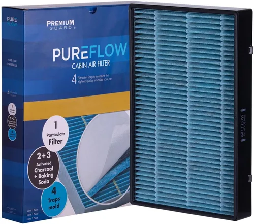 Miniatura 3 de Filtro de aire de cabina Pureflow PC5483X Compatible con Volvo C70 2004-98, 2000-98 S70, 1998-97 V90, 1997-94 850, 1997-93 850