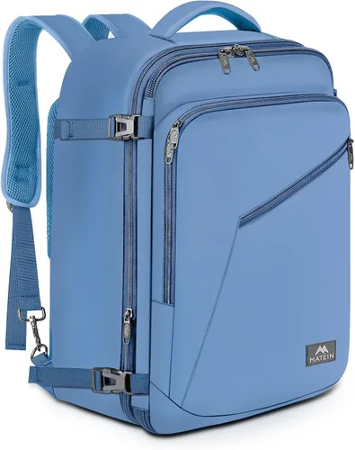 Miniatura 74 de MATEIN - Mochila de viaje extragrande de 10.56 galones, mochila de viaje ampliable apta para aerolíneas, para viajeros de fin de semana, hombres