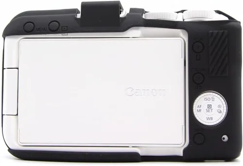 Funda para cámara R50 V, funda protectora de silicona de cuerpo completo premium para Canon Eos R50 V R50V (Negro)