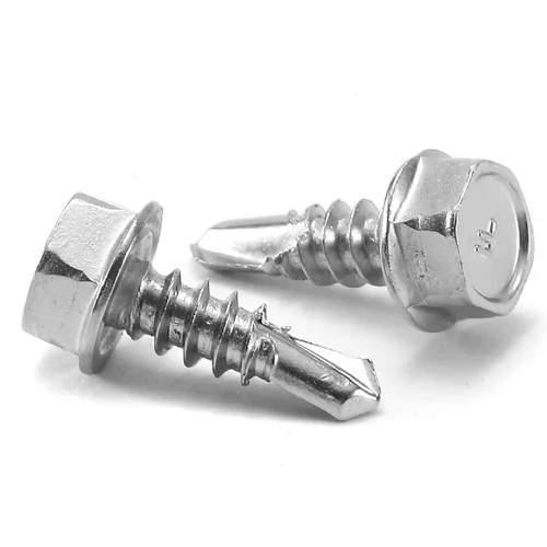 Miniatura 9 de Tornillos de chapa metálica #8 x 3/4 pulgadas, 100 tornillos de acero inoxidable 410 tornillos autorroscantes rápidos de acero inoxidable 410 SG TZH